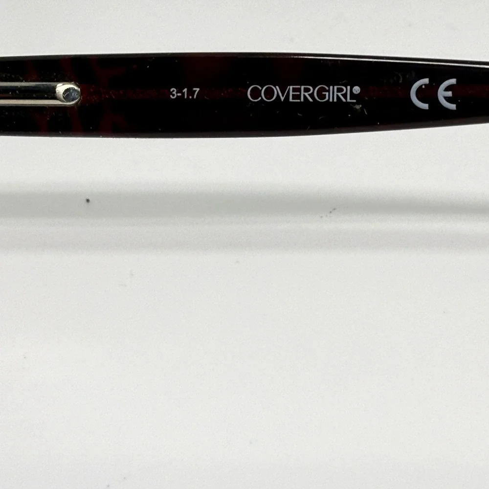 Covergirl CG0531 071‎ Womens Eyeglasses Frames Burgundy Tortoise 51-17-135